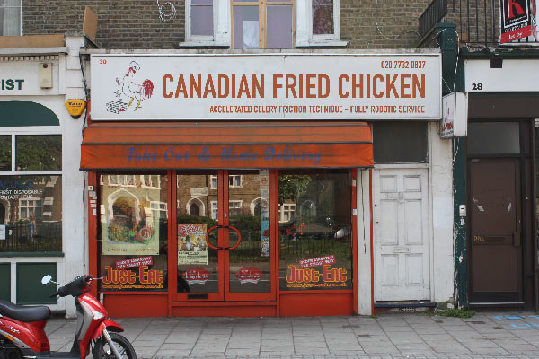 Canadian Fried Chicken Store Front