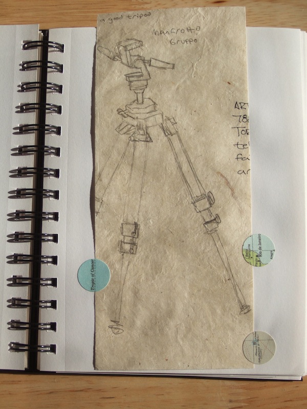 this drawing of a tripod only has 2 legs not 3