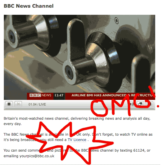 You must pay tv tax if you experience real time live tv on the internet!